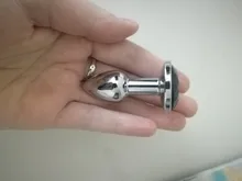 Tapón Anal de acero inoxidable para hombres y mujeres, Juguetes sexuales, tapón trasero, joyería de cristal, entrenador, consolador Anal, tienda sexual para adultos