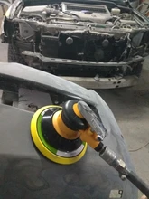 Lijadora de aire neumática de 5/6 pulgadas, herramienta de pulido, máquina de Palma Orbital aleatoria, amoladora para el cuidado de la pintura del coche, eliminación de óxido