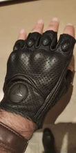 Guantes de moto de cuero auténtico para invierno y verano, equipo de protección para Motocross con pantalla táctil