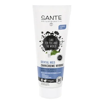 Sante toothpaste "with Mirra" 
Sante toothpaste "with Mirra"