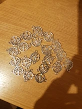 20 unids/lote planta árbol agujero doble encantos de cuerda de cadenas conector para pulsera collar de colgantes de la fabricación de la joyería DIY Accesorios