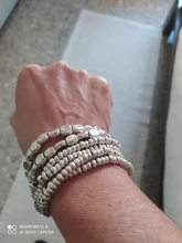 Anslow-pulsera de cristal rosa y azul para mujer, nuevo diseño hecho a mano, cuerda de envoltura, cuentas, regalo, joyería para mujer, LOW0735LB