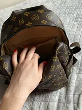 Mochila con estampado clásico para mujer, bolso de diseñador de cuero PU con borla, lujoso, Vintage, de alta calidad, 2020