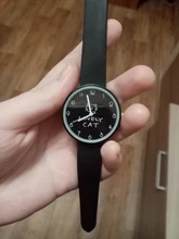 Reloj de cuarzo con dibujos animados para niños y niñas, pulsera de silicona de Color caramelo para estudiantes, reloj de moda para gato