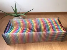 Carpeta de expansión de 13/24/37 bolsillos A4, organizador de archivos de plástico grande extensible, Carpeta de Acordeones de pie, Archivador de carpa