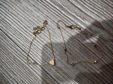 KINFOLK tobilleras mujer de moda Simple de oro corazón mujer pulseras tobilleras para mujer tobillera pie enlace joyería tobillera pulsera de cadena de la