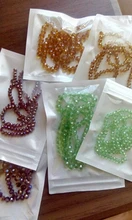 Cuentas cristal sueltas checas de 4, 6 y 8mm para fabricación de joyería Diy, costura AB, espaciador de Color, cuentas de vidrio facetadas, venta al por mayor Z179