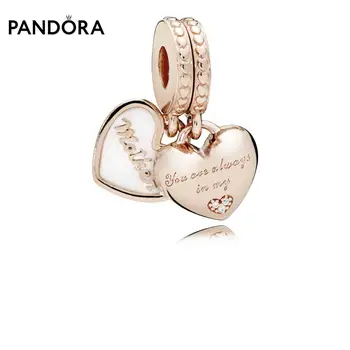 Pandora necklace charm pendant "Heart mom and дочки" original 
Pandora necklace charm pendant "Heart mom and дочки" original