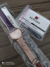 REWARD relojes para mujer, reloj de pulsera moderno con correa de acero inoxidable, de cuarzo, informal, resistente al agua, 2020
