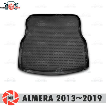 Trunk mat for Nissan Almera 2013~2019 trunk floor rugs non slip polyurethane dirt protection interior trunk car styling
Trunk mat for Nissan Almera 2013~2019 trunk floor rugs non slip polyurethane dirt protection interior trunk car styling
