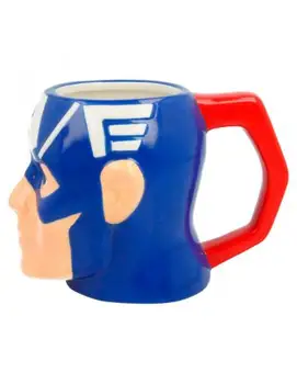CERAMIC CUP 3D CAPTAIN AMERICA OF THE AVENGERS MARVEL
