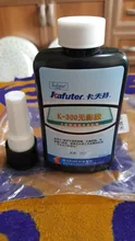 Pegamento UV para curado de K-300, adhesivo transparente para cristal y vidrio con linterna UV, 50ml