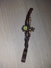 Las mujeres casuales multicapa Vintage mariposa de pulsera de cuero reloj de pulsera damas mujer reloj Montre Femme, relojes caliente 2017