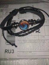 Yin Yang Tai Chi pulsera de cuerda blanco y negro trenzado brazalete brazaletes de cuero para las mujeres de los hombres