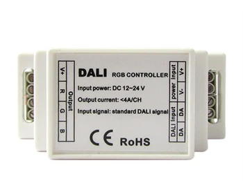 DALI Led Controller RGB Controller 3 channels DC12V 24V 3 X4A attack guide rail DIN DL111
DALI Led Controller RGB Controller 3 channels DC12V 24V 3 X4A attack guide rail DIN DL111