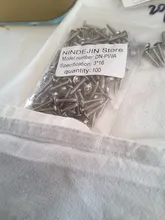 Washer Screw Round-Head Self-Tapping PWA NINDEJIN M2.3 M1.7 M2.6 Cross M3 M4 100pcs Phillips