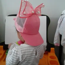 Baseball-Cap Snapback Spring Hip-Hop-Caps Rabbit-Ear Girls Kids Children Summer Sun-Hat