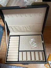 Stud-Ornament Jewelry-Box Storage-Box Earrings Multi-Function Large High-Capacity Double-Layer