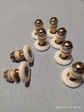 Hanging-Wheel-Roller Pulleys Sliding-Cabinet Shower Glass Bathroom 8PCS Eccentric 19/23/25/27mm-diameter
