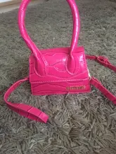 Jacquemus-Mini bolsas cuadradas pequeñas para mujer, diseñador de mano, marca de lujo, bolso de hombro de cuero de PU, trabajo, oficina, 2020