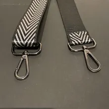 HJKL-Correa de nailon/algodón para bolso de mujer, accesorios de bandolera de hombro, correas de regalo bordadas ajustables
