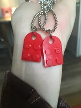 Collar de cadena con colgante de corazón de amor para hombre y mujer, 2 uds., regalo de San Valentín, 2021