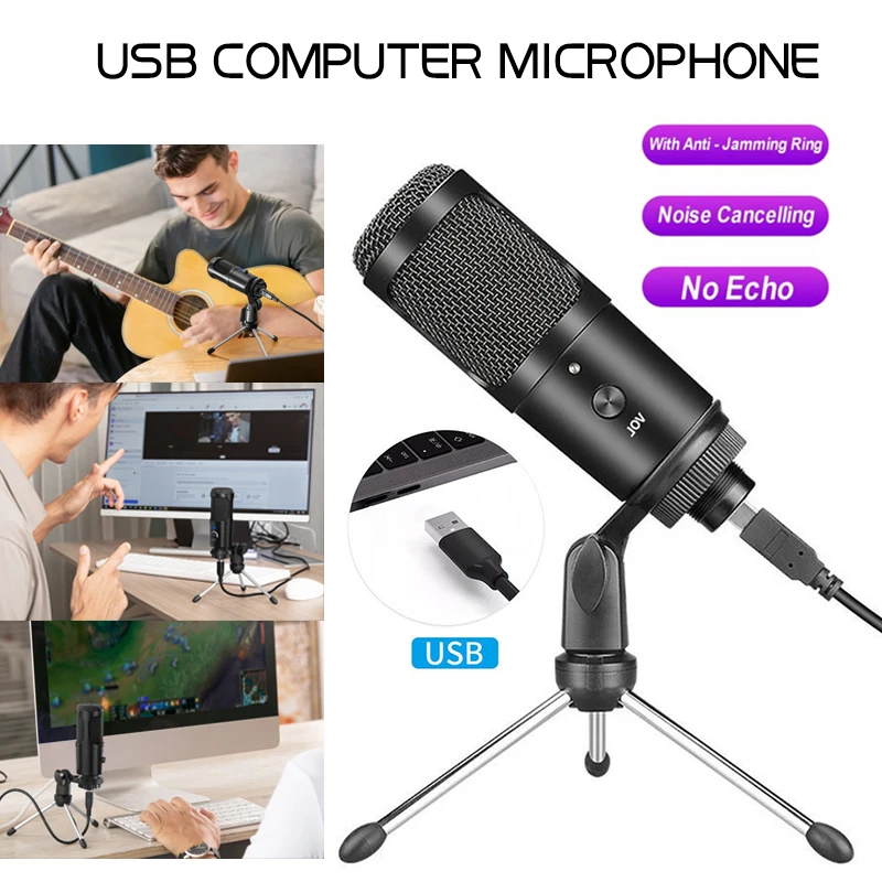 USB Streaming Metal Condenser Computer Microphone Recording Studio gaming Microphone Mic For PC Laptop YouTube TIKTOK Videos
USB Streaming Metal Condenser Computer Microphone Recording Studio gaming Microphone Mic For PC Laptop YouTube TIKTOK Videos