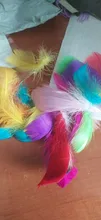 100 Uds plumas de ganso naturales plumas 8-12cm colorido pluma de cisne pluma de manualidades de decoración de joyería