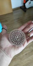 Anillos grandes Steampunk para mujer, diseño de colores oro antiguo, sortijas de dedo medio de Hip-hop, joyería ajustable para fiesta