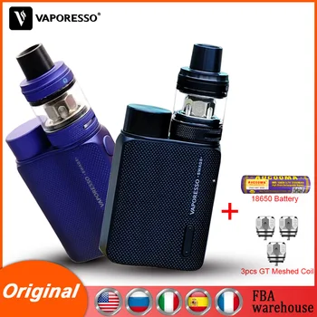 Original Vaporesso Vape SWAG 2 Kit With Box Mod NRG PE Tank Atomizer GT 4 Meshed Coil Core Battery Vapour Electronic Cigarette
Original Vaporesso Vape SWAG 2 Kit With Box Mod NRG PE Tank Atomizer GT 4 Meshed Coil Core Battery Vapour Electronic Cigarette