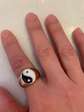 Anillo de estilo chino para hombre, joyería al por mayor, taoísta, Bagua, Yin, Yang, Tai Chi