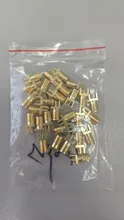 10 Uds 1,6mm SMA clavija soldadura hembra tuerca borde PCB Clip montaje recto oro plateado RF conector soldadura de receptáculo