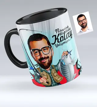 Personalized Mr Fishing Caricature Of Black Mug cup-1 
Personalized Mr Fishing Caricature Of Black Mug cup-1