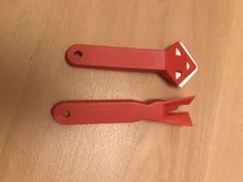 Minilimpiador de superficies, herramienta con pala raspadora y pegamento para suciedad residual, utilidad práctica hecha a mano, ideal para suelo y azulejo, gran oferta, 2 unidades/set