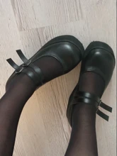 BONJOMARISA el gran tamaño 43 tacones para chicas sólida plataforma de hebilla con Janes bombas mujeres Lolita de fondo grueso gótico zapatos de mujer Zapatos