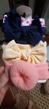 Headbands Hair-Accessories Bows-Knotted Nylon Elastic Newborn Girls Solid-Color Soft