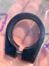 De aleación de aluminio de sujeción sillín bicicleta 28,6/31,8/34,9mm abrazadera del tubo de asiento MTB tubo de sillín de bicicleta abrazadera de sillín