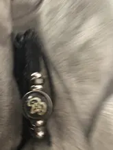 Brazalete con constelación de Escorpio, Sagitario, capricornio, acuario, cuerda negra, botón de cuero, pulsera, joyería del zodiaco para regalo, 12 Uds.