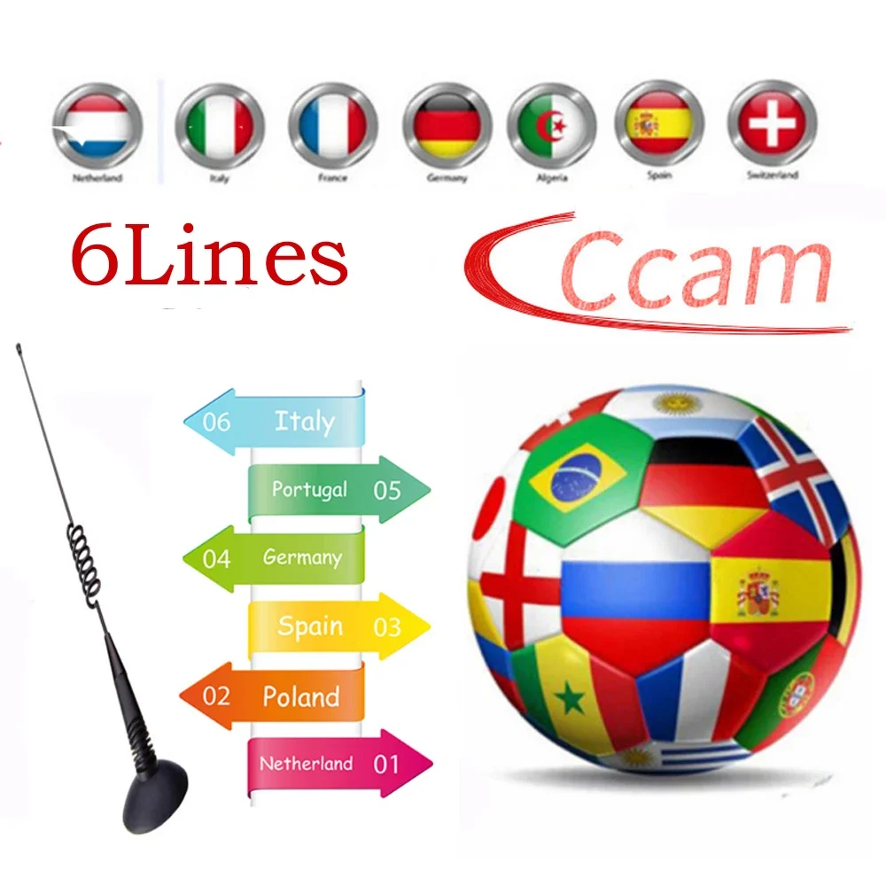 Cccam 2020 super stable cccam line for Europe spain Cccam clines Satellite tv Receiver 7lines WIFI FULL HD DVB-S2 Support Ccams
Cccam 2020 super stable cccam line for Europe spain Cccam clines Satellite tv Receiver 7lines WIFI FULL HD DVB-S2 Support Ccams