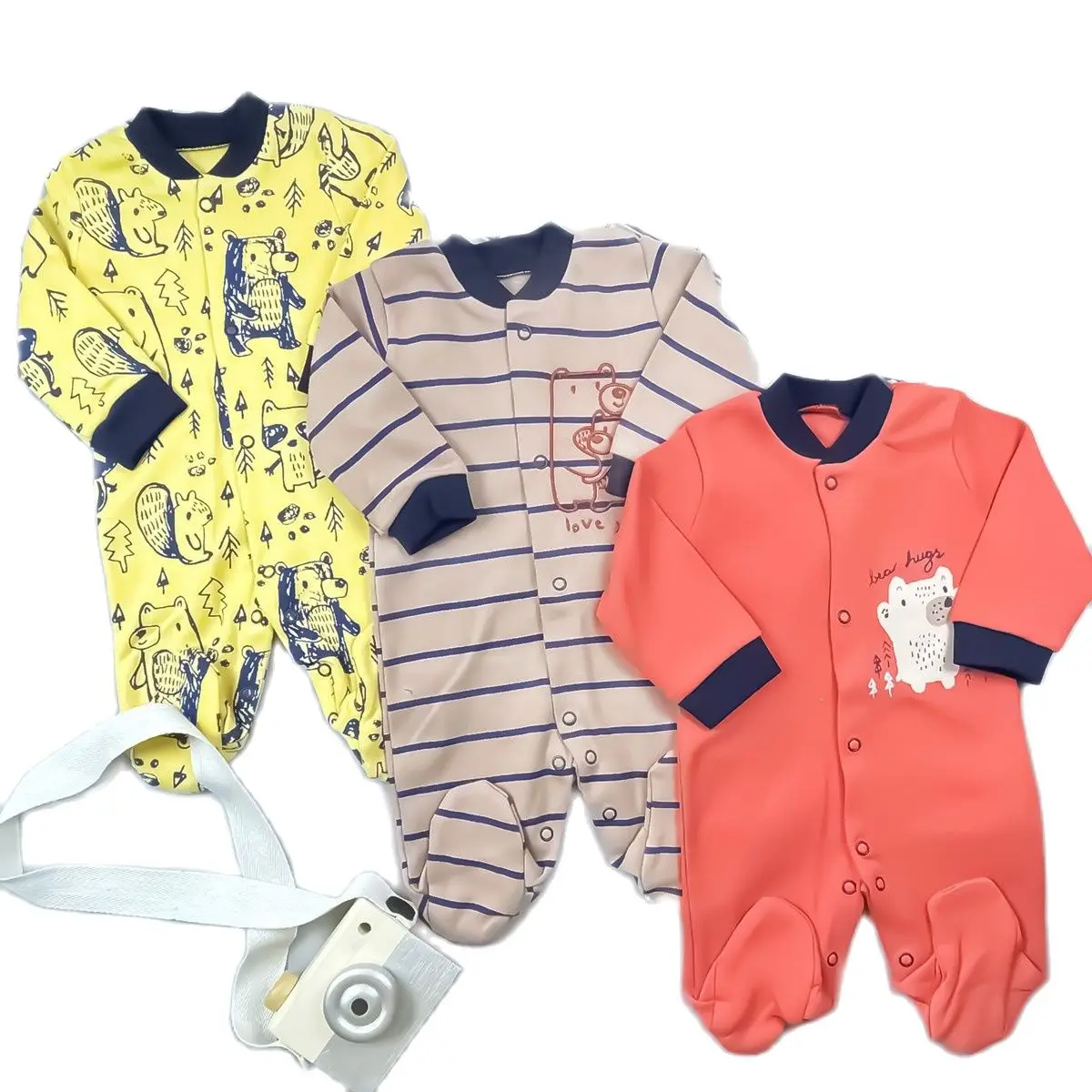 BEAR HUGS PRINTED Baby Suits Newborn Boy Clothes Romper + Vest + Hat Formal Dresses Clothing Outfit
BEAR HUGS PRINTED Baby Suits Newborn Boy Clothes Romper + Vest + Hat Formal Dresses Clothing Outfit