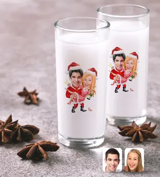 Personalized Valentine New Year Caricature Of Dual Arrack Cup Seti-2 
Personalized Valentine New Year Caricature Of Dual Arrack Cup Seti-2