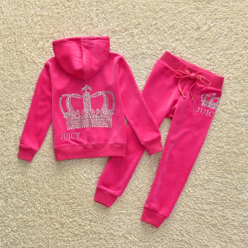 2023 Children's Fashion Velvet Tracksuit Girls Spring/Fall Children's Sports and Leisure Children's Hooded Sweatshirt
2023 Children's Fashion Velvet Tracksuit Girls Spring/Fall Children's Sports and Leisure Children's Hooded Sweatshirt