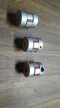 Acoplador de tres mandíbulas D20L25, eje flexible de aluminio D20 L25, conector de motor de acoplamiento BW, almohadilla de goma sólida 6/6,35/8/10 /mm