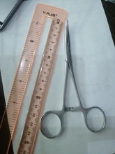 1pc Médico Quirúrgico Dental curva fórceps hemostáticos 14cm/16cm/18cm de acero inoxidable