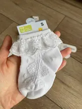 YWHUANSEN 0 a 6 años bebé niño pequeño niñas con volantes de encaje tobillo algodón calcetines vestido princesa verano algodón ojal calcetines con flores