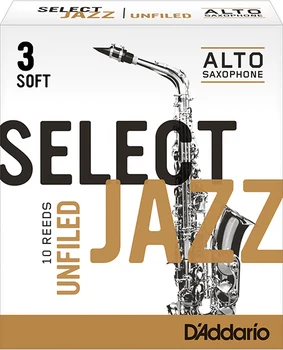Rrs10asx3s select Jazz canes for saxophone Alt, size 3, soft (soft), 10 PCs, Rico
Rrs10asx3s select Jazz canes for saxophone Alt, size 3, soft (soft), 10 PCs, Rico