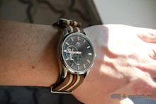 Correa de reloj con trenzas de nailon para mujer, banda de reloj de 18MM, 20MM, 22MM y 24MM, 5 anillos de plata, pulsera de repuesto a rayas de Color sólido