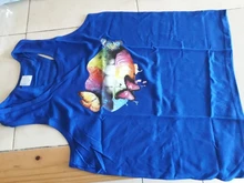 Summer Vest Tank-Top Crew-Neck Ladies Tops Butterflies-Printed Plus-Size Women for Ropa-Mujer