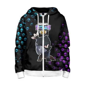 Children's sweatshirt 3D with zipper Brawl Stars Crow
Children's sweatshirt 3D with zipper Brawl Stars Crow