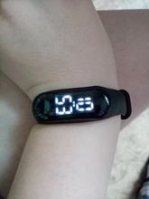 Reloj electrónico LED para hombre y mujer, deportivas luminosas con Sensor, a la moda, #45